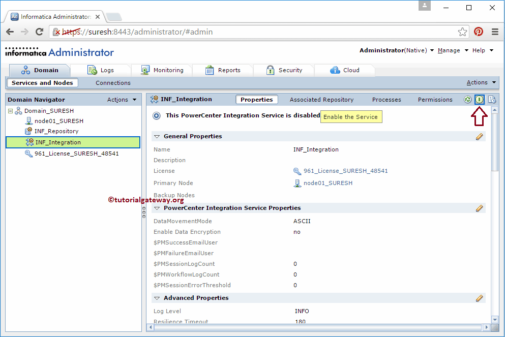 Informatica Integration Service 4